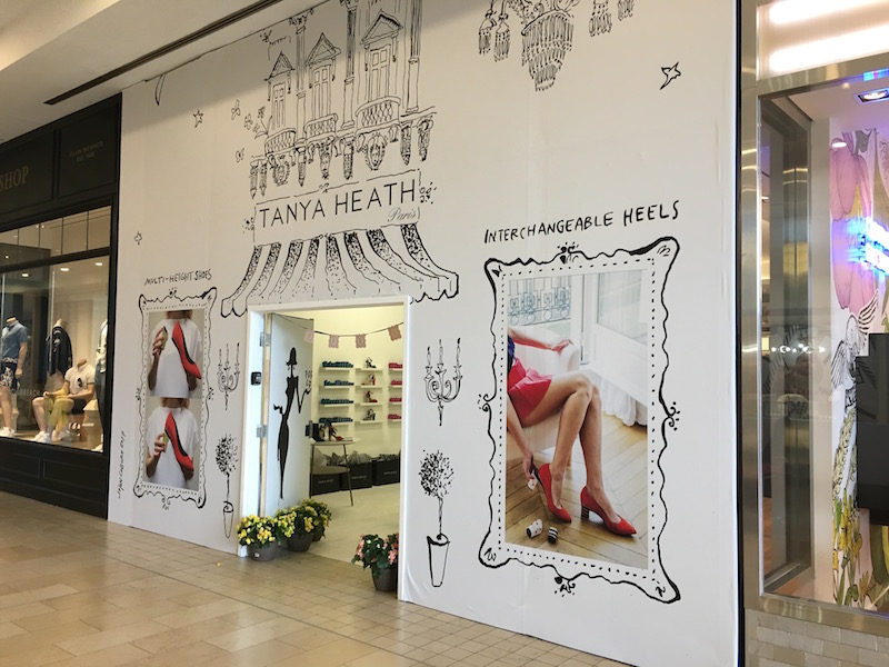 (Above and below: tanya heath paris pop-up at yorkdale in the spring of 2017. Tanya heath won an innovation competition hosted by dx3 in partnership with oxford properties and retail council of canada. photos by craig patterson) 