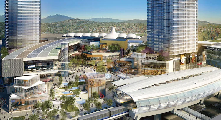 ('Brentwood plaza' and skytrain connection) 