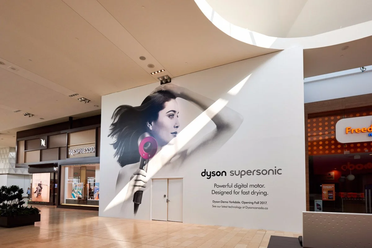 (Construction signage at Yorkdale. Photo: dyson)&nbsp;
