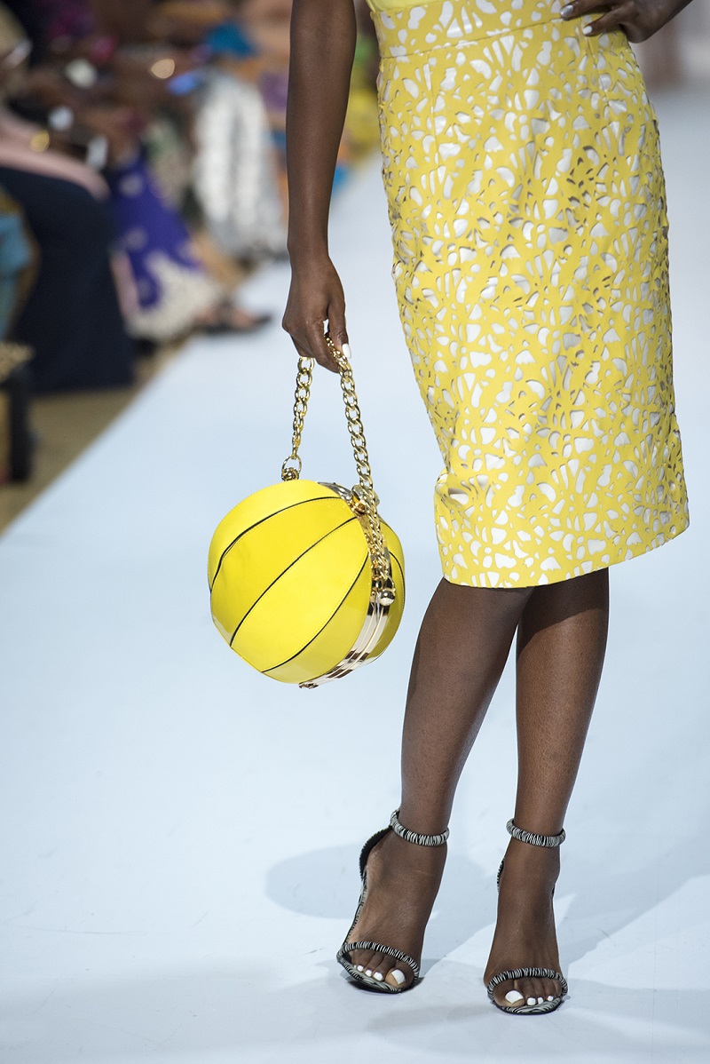 (yellow round purse and skirt - www.adebayojones.fashion )