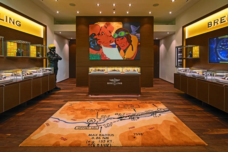 (Looking from the front entrance into the new space) 
