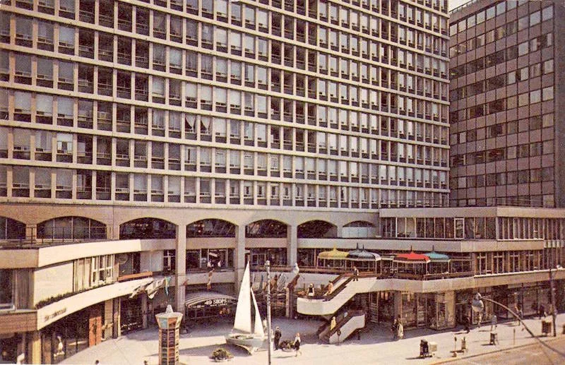 (The Colonnade at 131 Bloor St. W. in Toronto has a remarkable past. Photo: City of Toronto)&nbsp;