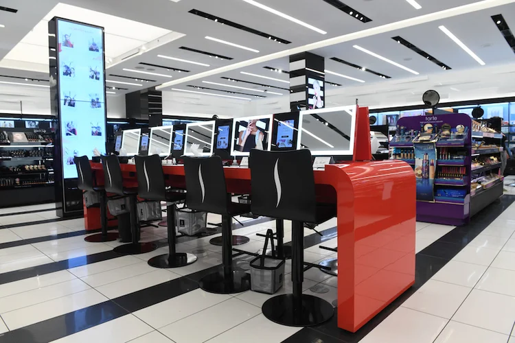 (Photos, above and below, are of the Yorkdale 'tip' location that opened last year)