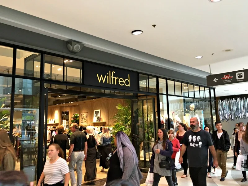 (Wilfred's new, larger location at CF Toronto Eaton Centre. PHoto: Craig Patterson)&nbsp;
