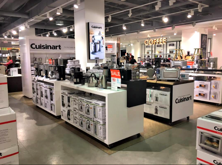 (Cuisinart's first hudson's bay shop-in-store)