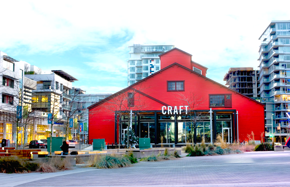 (Vancouver location at 'olympic village') 
