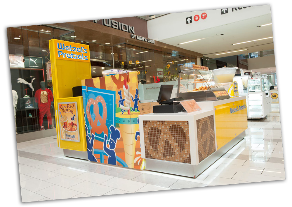 (Example of an in-mall kiosk)&nbsp;