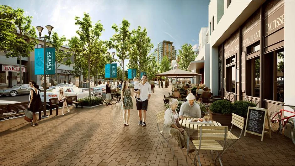 (Rendering: University District)&nbsp;