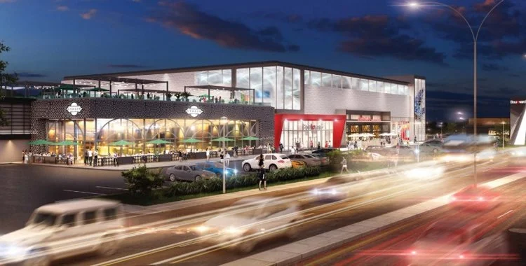 Above and below: Hudson's Bay will close at Montreal's Le BOULEVARD next year, and the landlord is already preparing to split it up for multiple tenants. Images via Crofton Moore) 