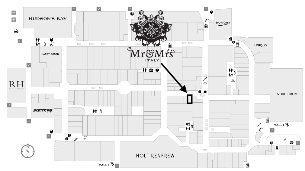 (Click for interactive Yorkdale mall map)&nbsp;
