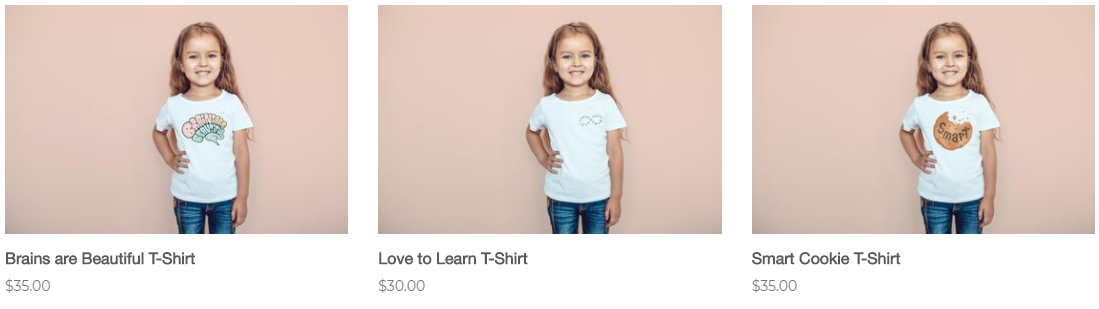 (T-Shirts available from La Petite Écolière's Website)