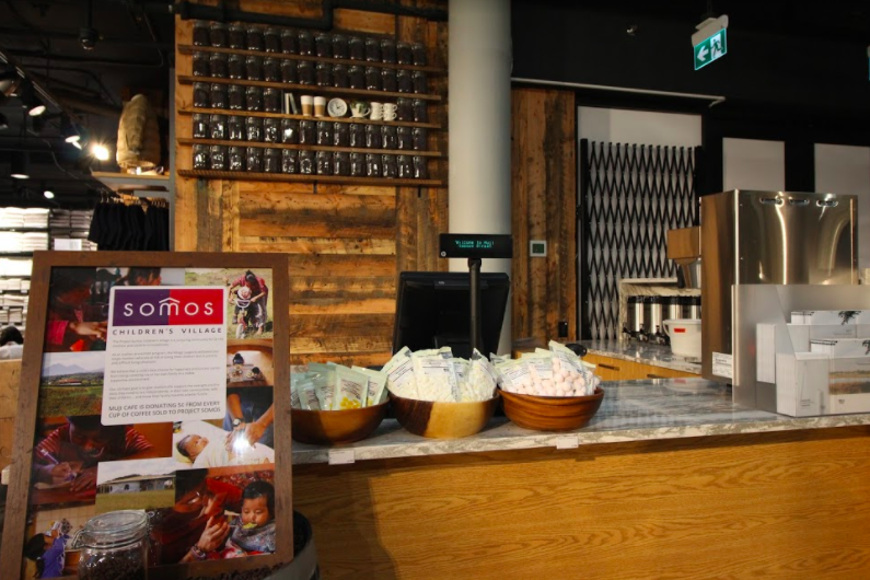 (Coffee bar. Photo: Muji) 