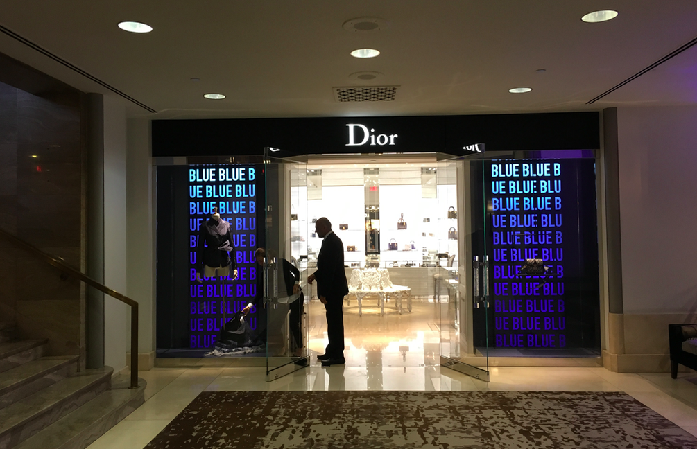 (Entrance to the 9,800 square foot Dior flagship at the Fairmont Hotel Vancouver. Photo: Craig Patterson) 