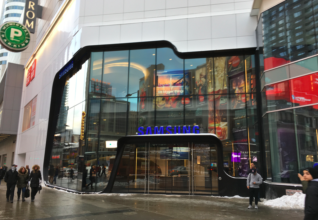 (Yonge Street entrance on a particularly chilly day in Toronto. Photo: Craig Patterson)&nbsp;