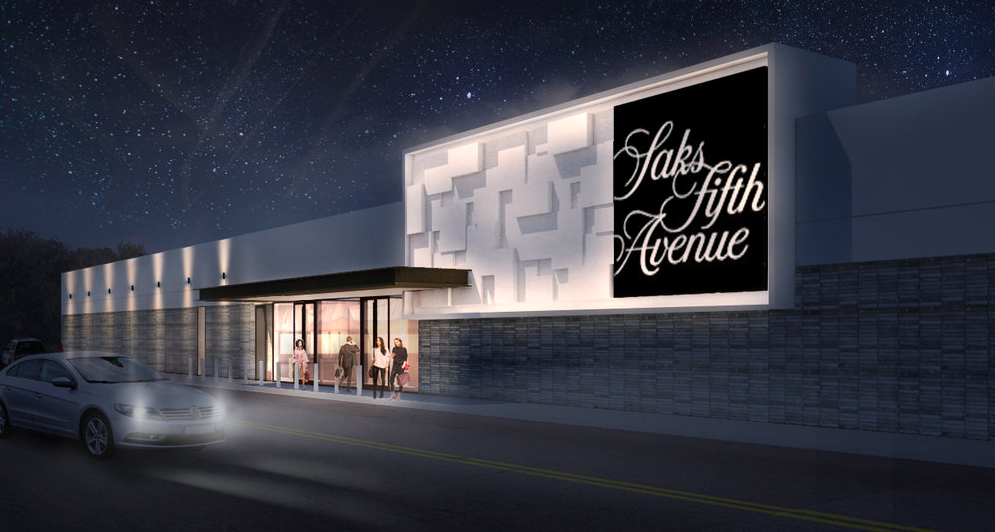 (Rendering of the CF Chinook Centre Saks Fifth Avenue Store, opening February 22, 2018.&nbsp;&nbsp; Craig Nealy / Stantec )&nbsp;