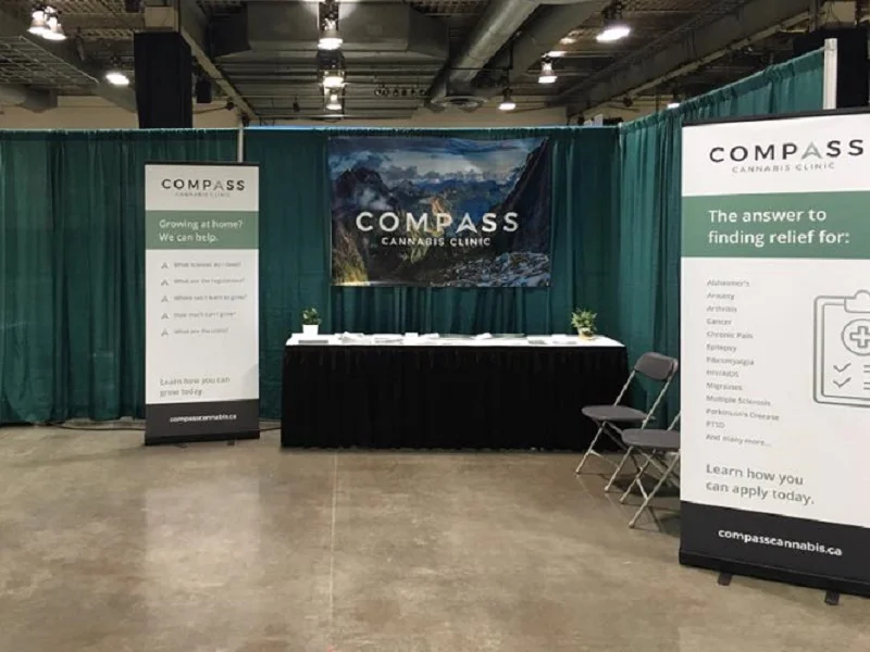 Compass Cannabis at hemp fest expo (September 2017). Photo: Compass Cannabis Facebook