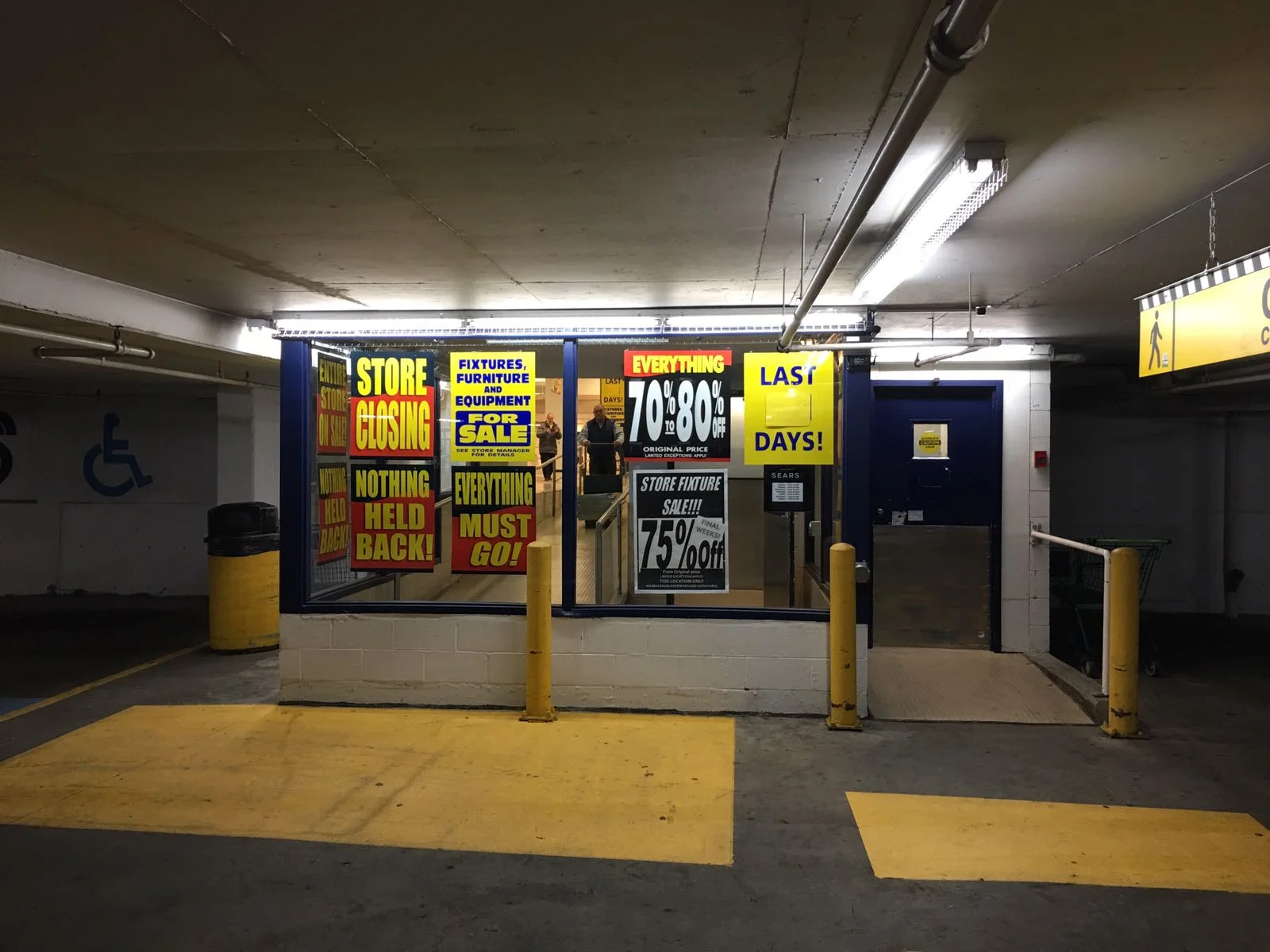 (Parkade entrance at Capilano Mall. Photo: Lee Rivett)&nbsp;