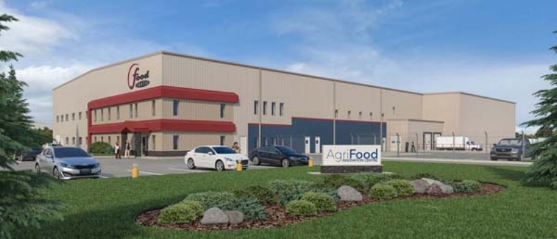 rendering of the Agri-Food Innovation Centre. Photo: Saskatchewan Food Industry Development Centre Inc.