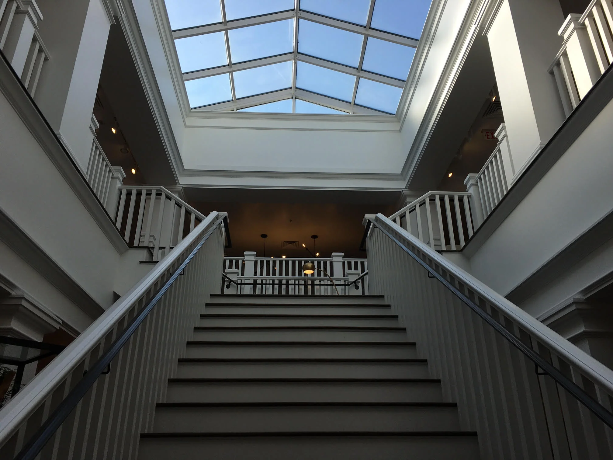 (Looking upstairs to the second level)&nbsp;