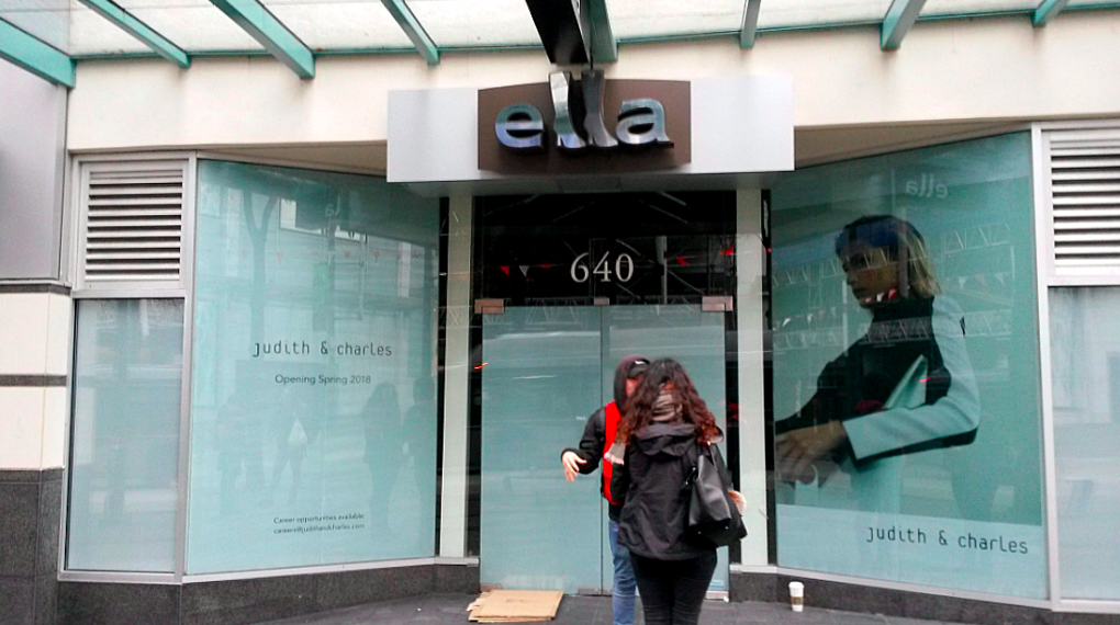 (Outside the new Vancouver Granville Street Store. Photo: Granville Street via Twitter) 