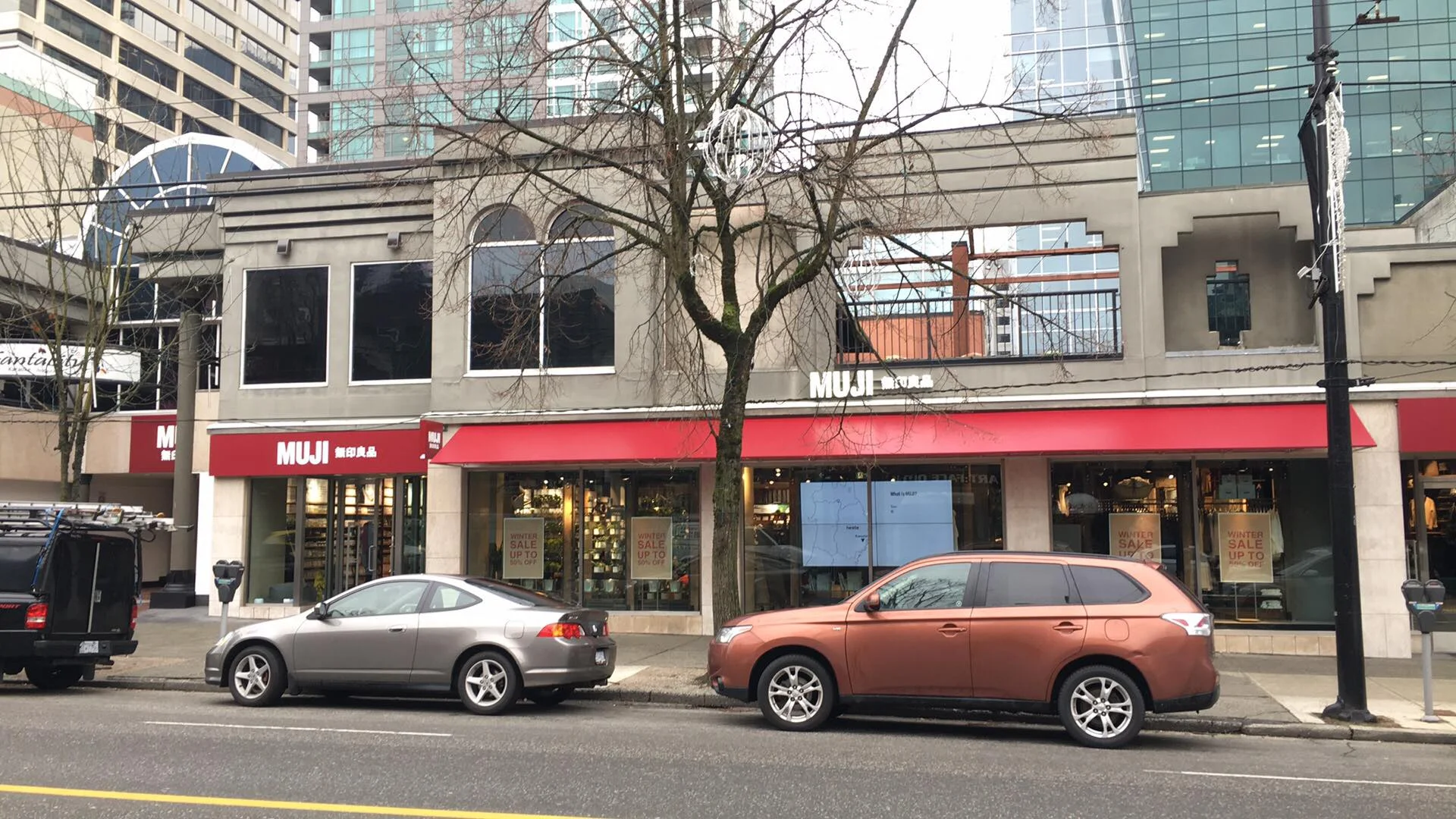 (MUJI Opened a 14,500 square foot store on Robson Street's 1100 block late last year to lineups. Photo: Lee Rivett) 