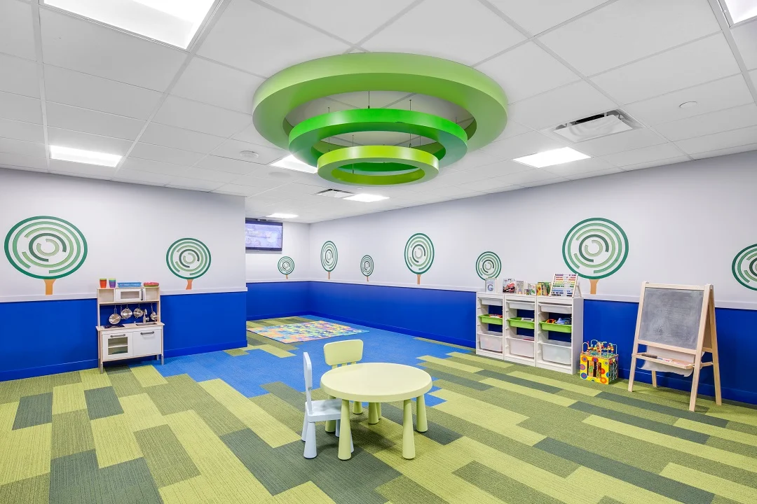 Ceiling ring feature by Peregrine Retail Design Manufacturing