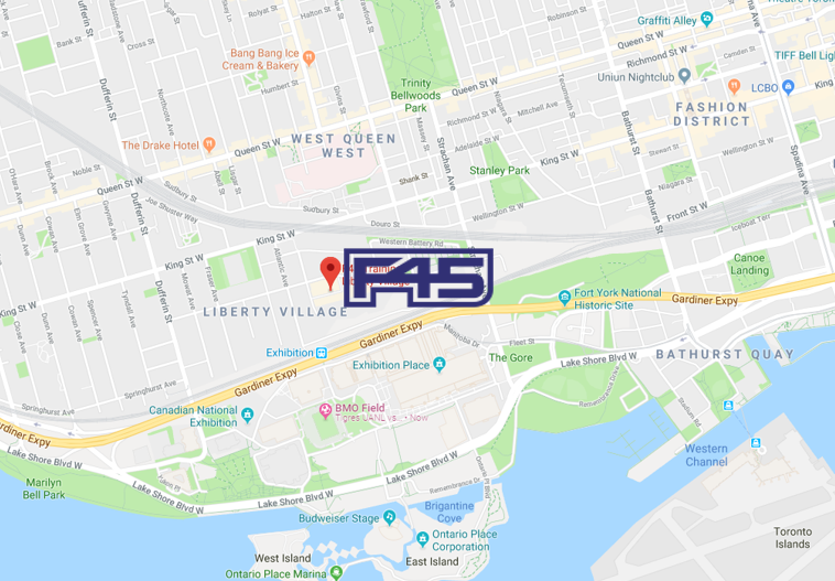Click for Google Maps of Toronto Liberty Village Location