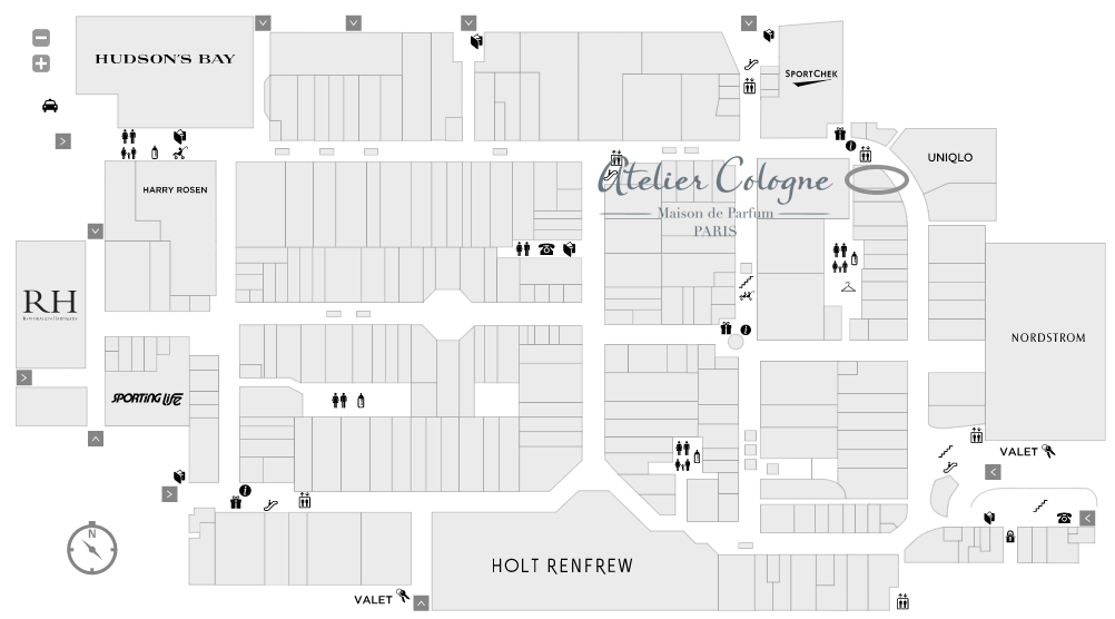 (Click for interactive Yorkdale mall map) 
