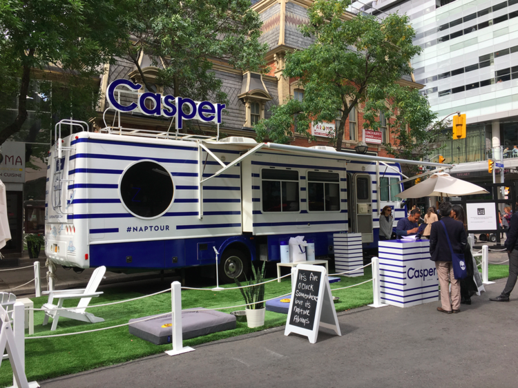 (CASPER POP-UP at Toronto International Film Festival)