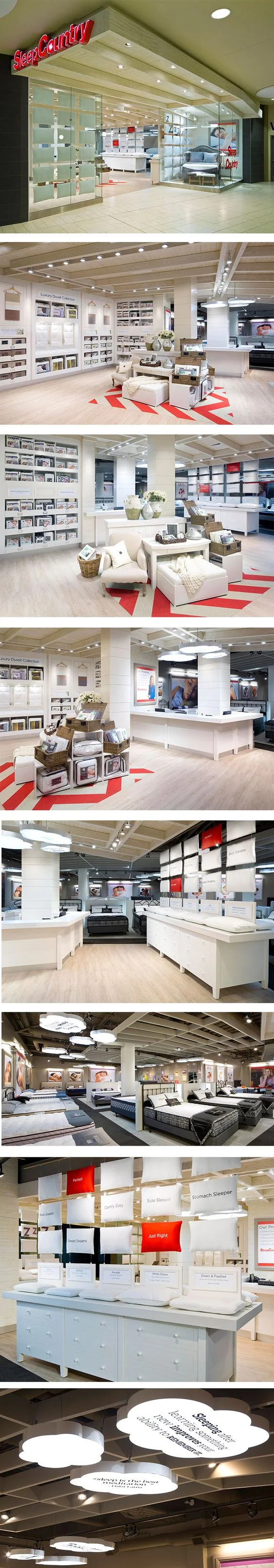 Sleep Country - CF Chinook Centre. Photo: GH+A DeSIGN STUDIOS