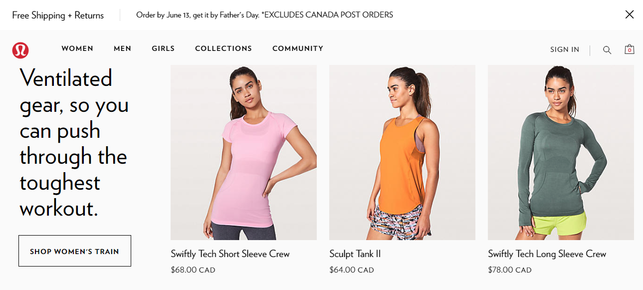 Photo:    Lululemon.com