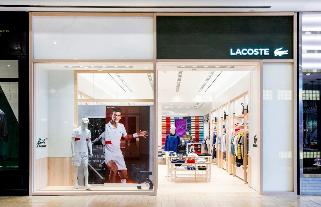 nearest lacoste store