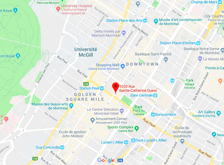 Montreal: Click Image for Interactive Google Map