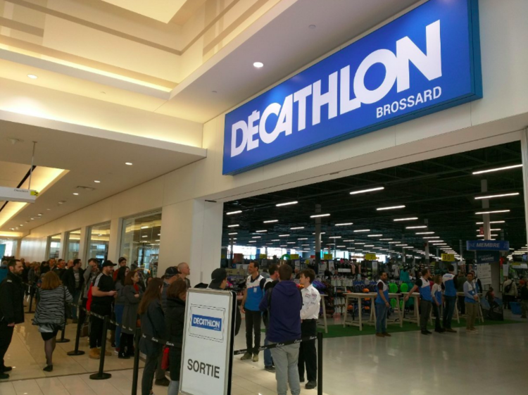 Decathlon store in suburban Montreal. Photos: Carl Boutet