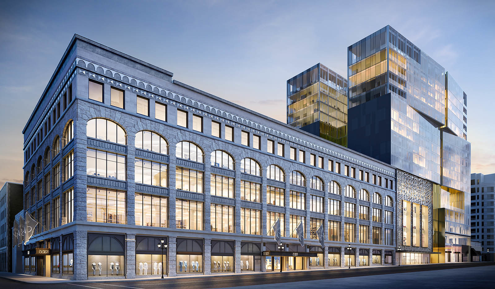 'Holt Renfrew Ogilvy', Rendering via Gensler