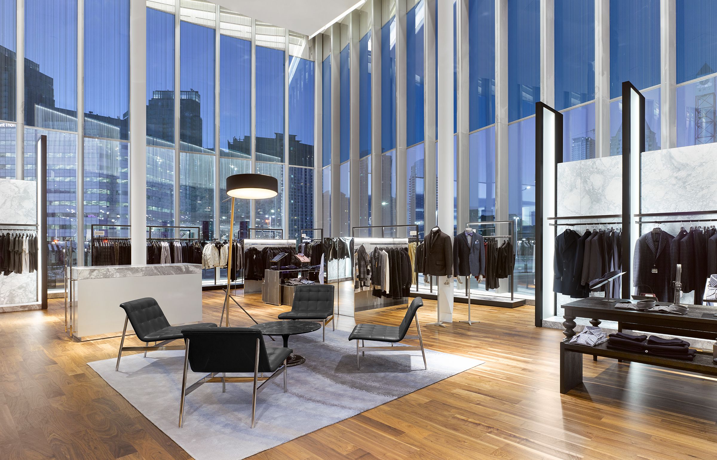 Square One Men's Department. Photo: Janson Goldstein