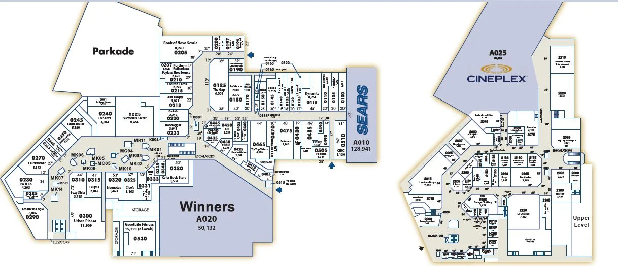 Avalon Mall - Floor plan