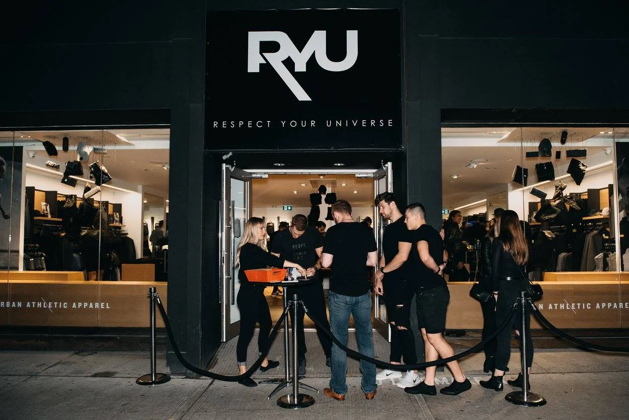 Above and below: Queen Street store in Toronto. Photos: RYU