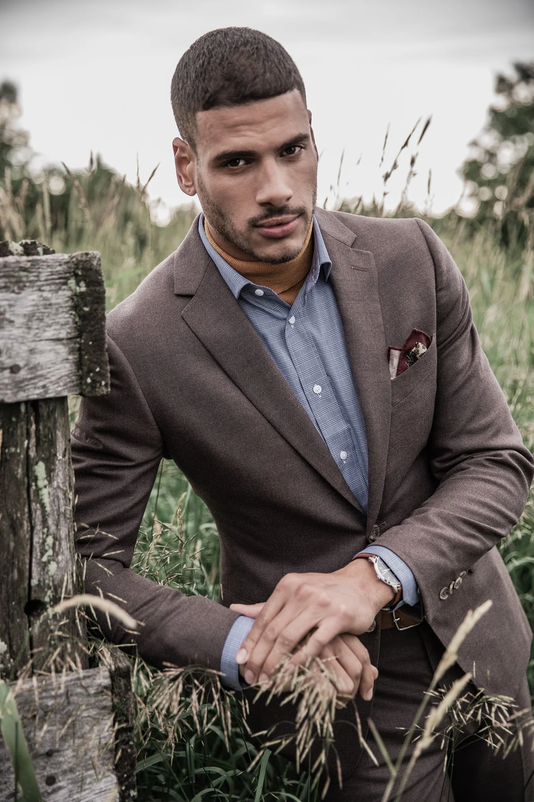 Hayward Flannel Brown Suit