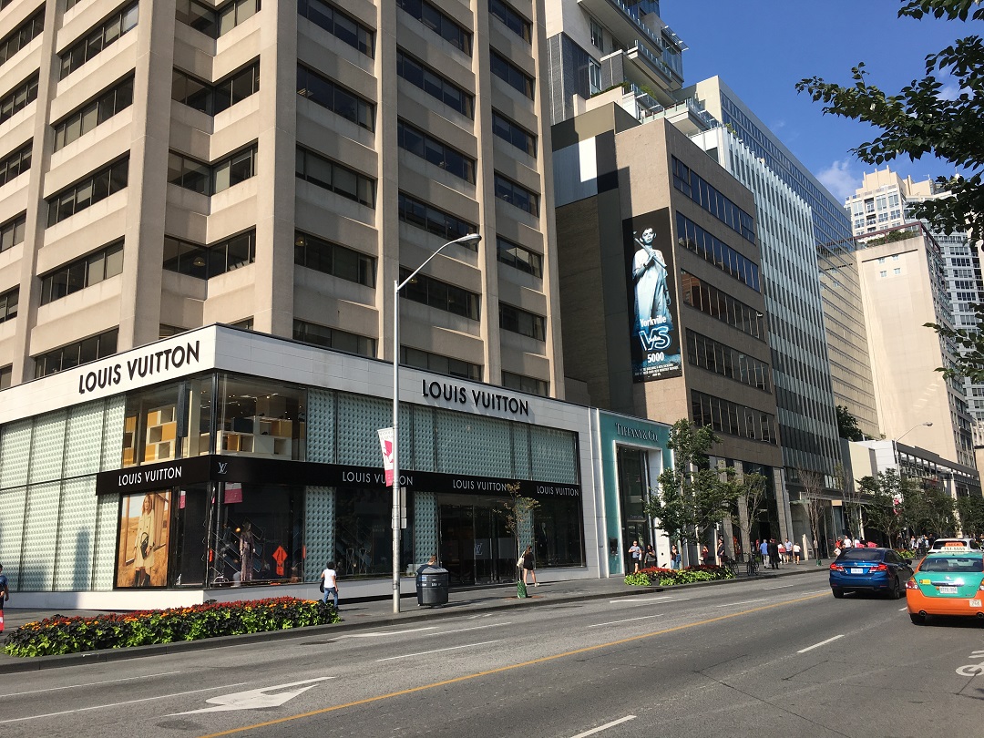 Louis Vuitton and Tiffany & Co. anchor 150 Bloor St. W., PHoto: Craig Patterson 