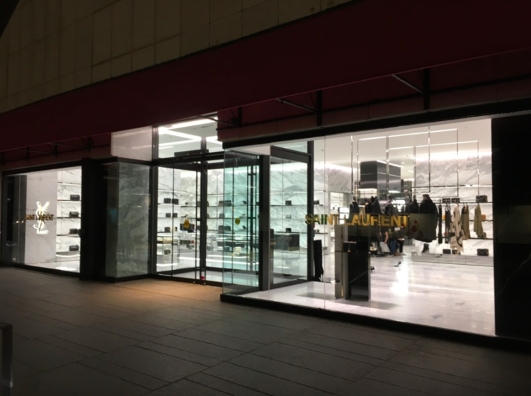 Saint Laurent occupies ground floor space at Holt Renfrew. Photo: Craig Patterson