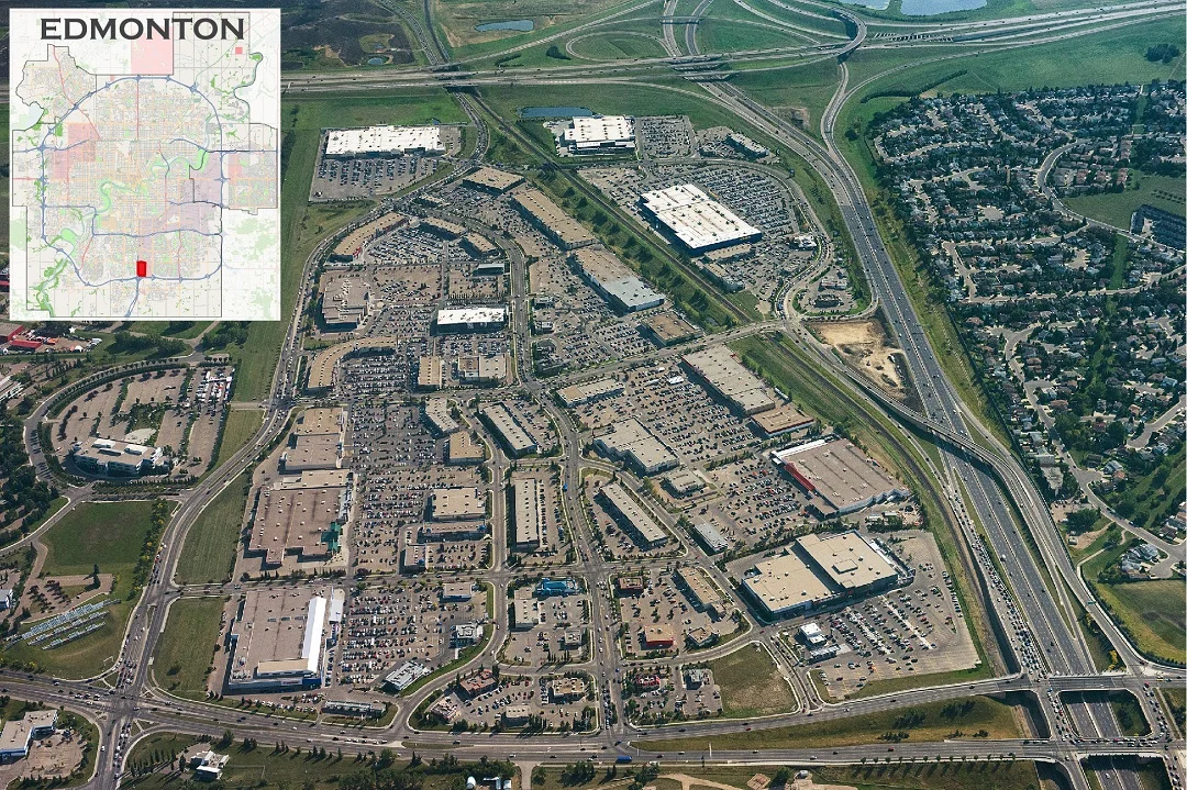 South Edmonton Common map (2018)