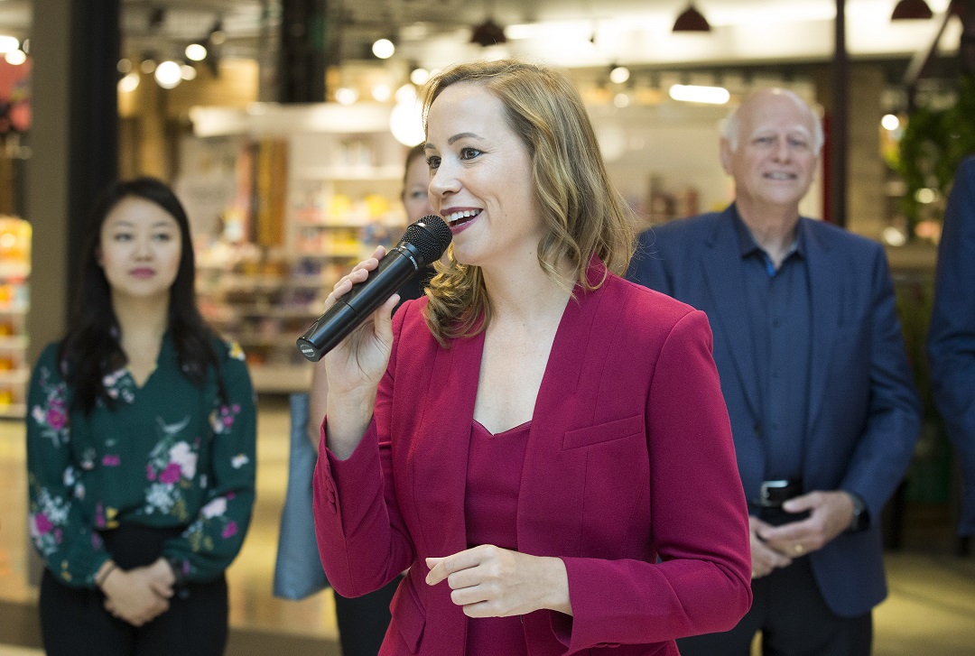 Bri-Ann Stuart General Manager and Director Upper Canada at Market & Co. Grand Opening Break Bread Ceremony