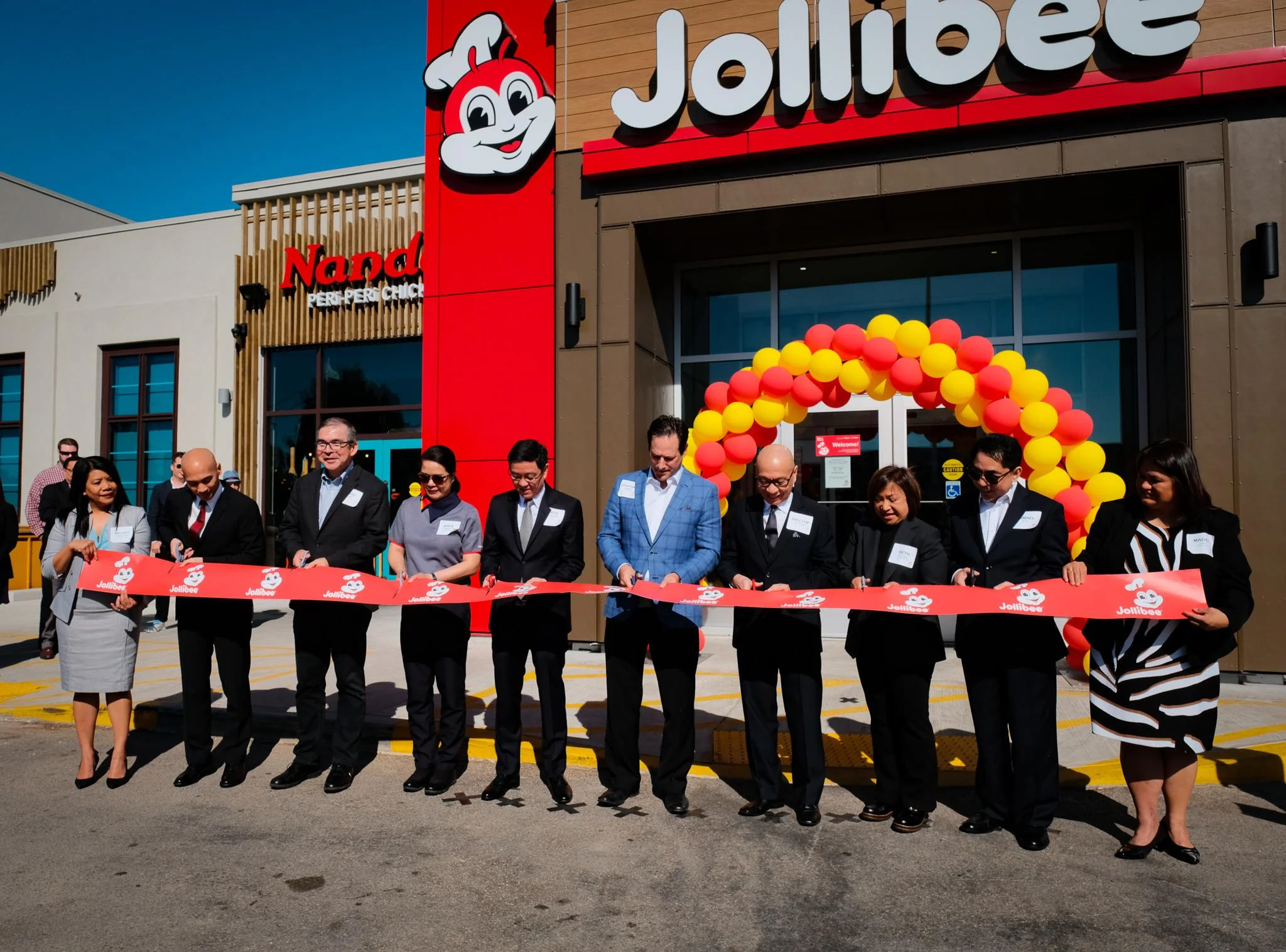 SCarborough Jollibee location opening. Photo: Jollibee Canada Facebook