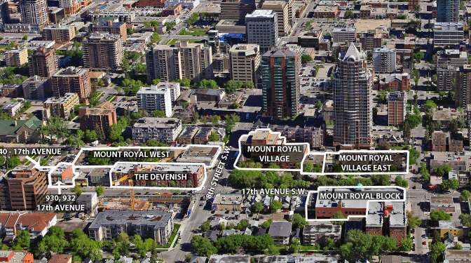 Mount Royal Village Location in Calgary. Photo: First Capital Realty