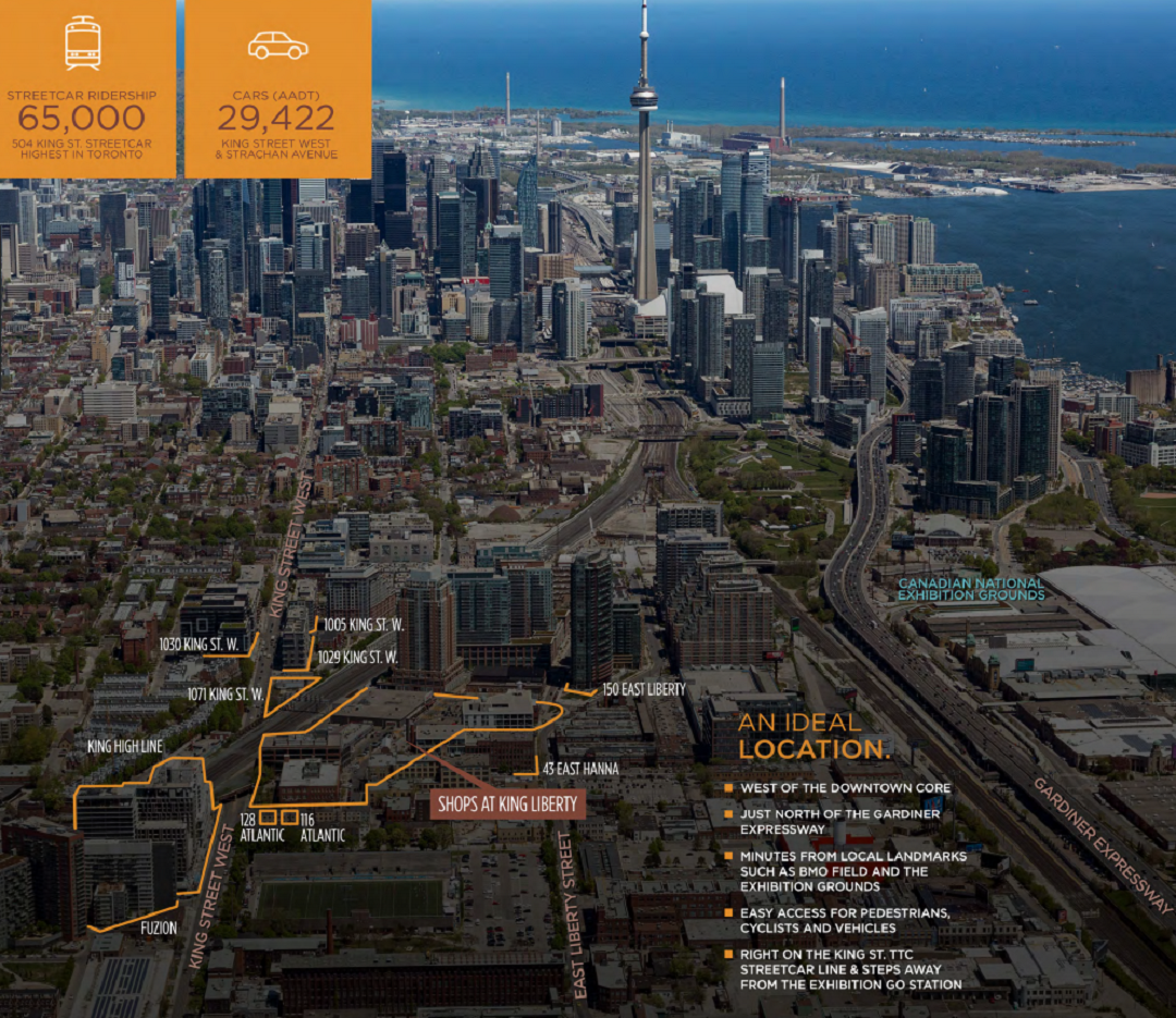 Shops at King Liberty in Toronto. Photo: First Capital Realty