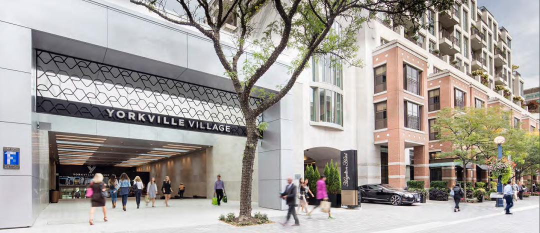 Yorkville Village. Photo: First Capital Realty. Photos below are also of Yorkville Village