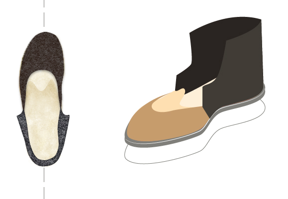 10 - Wool/Shearling Lining