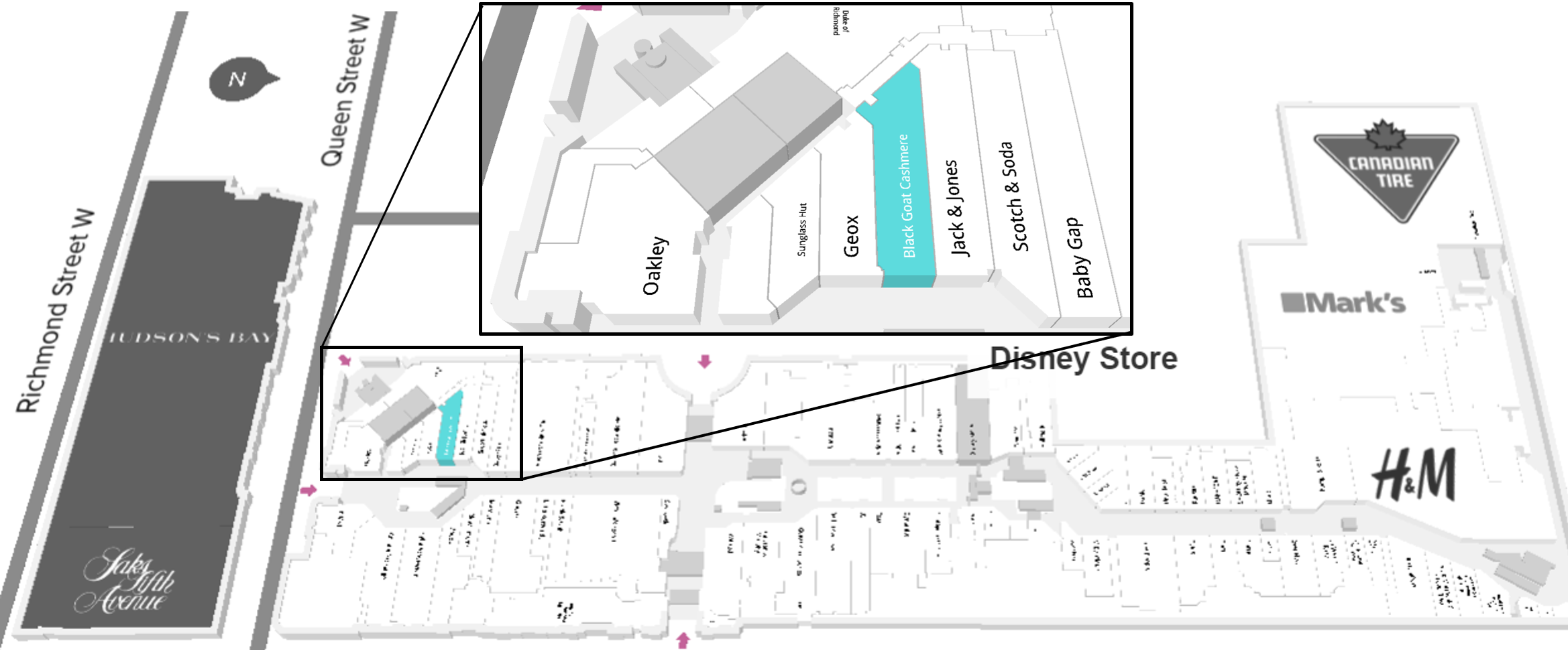 Click for interactive Mall map