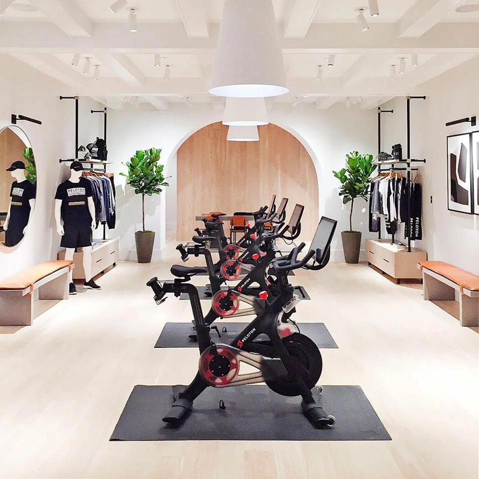 Westfield Old Orchard showroom (Skokie, Illnois). Photo: Peloton Facebook